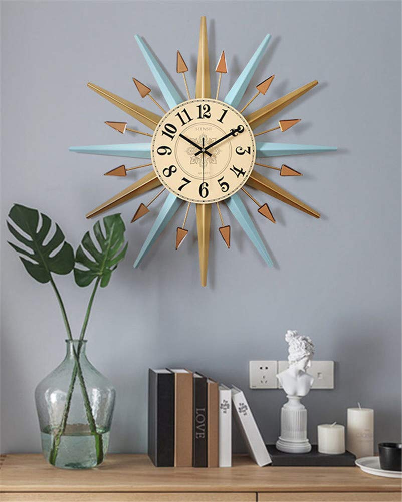 Amazon.co.jp: 大型壁掛け時計、モダンメタルサスタークロックポップ